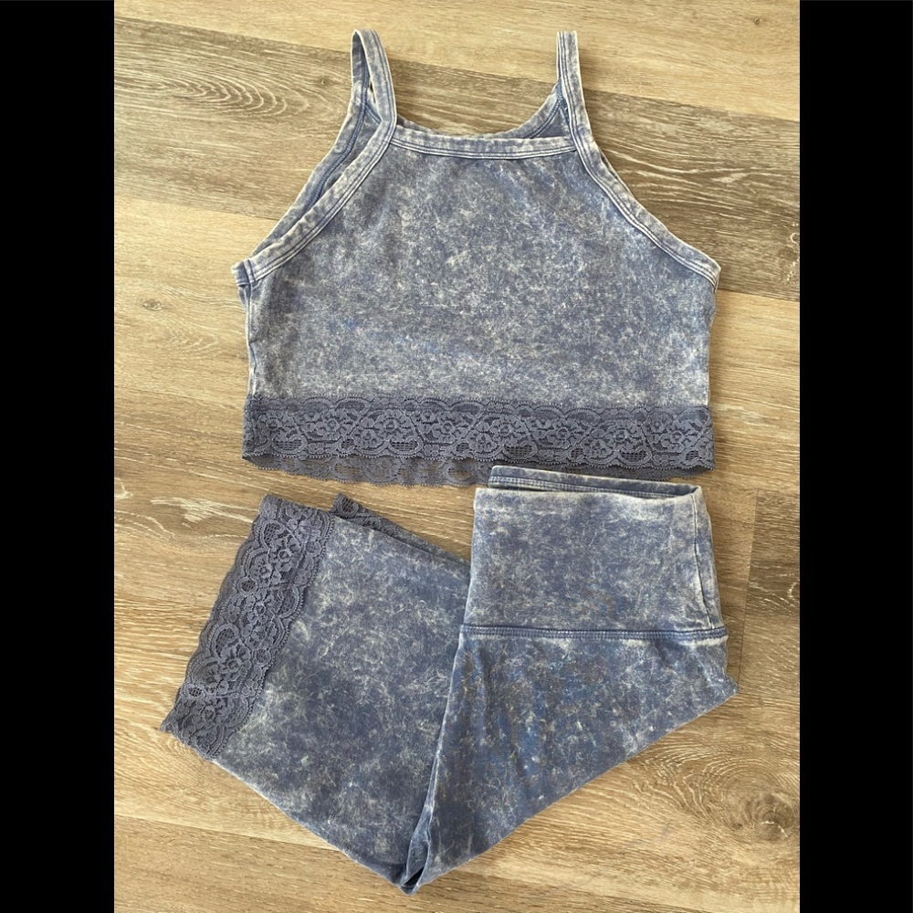 COLSIE set usually sold separately small cotton spandex biker shorts and top